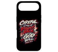Careful I May Not Fight Back But My God Will Case for iPhone Air