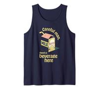 Careful Man Theres A Beverage Here Milk Big Lebowski Tank Top