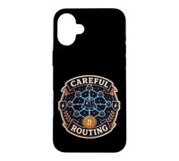 Careful Routing Bitcoin Lightning Case for iPhone 16 Plus