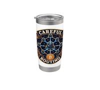 Careful Routing Bitcoin Lightning Stainless Steel Insulated Tumbler