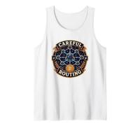 Careful Routing Bitcoin Lightning Tank Top