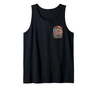 Caregiver Floral Art for Compassionate Souls Bold Vibrant Tank Top