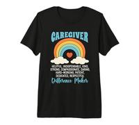 Caregiver Helpful Indispensable Senior Caregiver Caregiving Premium T-Shirt