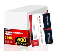 CAREGY 500 Count Thermal Laminating Pouches,5Mil,Hold 2 x 3.5 inch