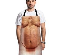 Careign Secret Santa Gifts for Men,Novelty Belly Waterproof Kitchen Apron,Funny Gifts for Men Him,Stocking Fillers for Him Husband on Christmas Birthday Anniversary