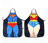 Careign Secret Santa Gifts for Women Men,2pcs Novetly Waterproof Kitchen Aprons,Funny Gifts for Men/Women,Christmas Novelty Presents for Couples on Birthday Anniversary