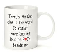 Careign Valentines Gifts for Him：330 ml Funny Ceramic White Coffee Cup,Mens Valentines Gifts for Boyfriend Him Men on Birthday Christmas Anniversary