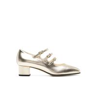 Carel Paris 40mm Kina metallic leather pumps - Gold 37.5