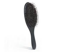 Carelax Boar Bristle Hair Brush - Smoothing & Shine Enhancing for Sleek Styles, Curl Defining & Detangling. Hairbrush with Natural Bristles for All Hair Types for Women & Men