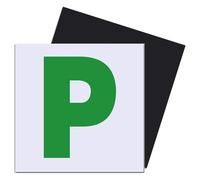 Caremore 2 Pack Magnetic P Plates for Cars, Detachable L Plates with Strong Adhesive for New Drivers,Detachable Magnetic P Plates.