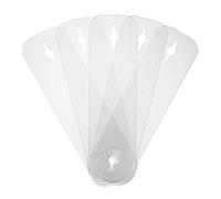 CAREOR 5 Pack Invisible Tie Stays - Tie Keeper Invisible Tie Stays Tie Clip Alternative to Tie Tacks and Tie Bars