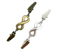 CAREOR Vintage Cardigan Sweater Pin Shawl Brooch Clips Shirt Dress Collar Duck Clip for Elegant Women, Bow-Knot