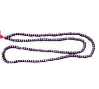 CAREQUE Red Tulsi Mala 108 Beads-Vrindavan Japa Mala -Prayer & Yoga Garland for Lord Radha Krishna -Spiritual Jap Mala