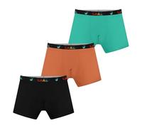 Carer 3-Pack Boys' Incontinence Boxer Briefs Washable Cotton Underwear with 100 ML Absorbent Pad Designed for Urinary Leaks Bedwetting Potty Training & Light to Mild Incontinence Size S