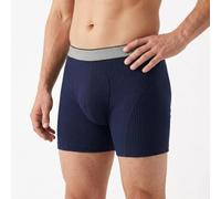 Carer Men’s Incontinence Underwear, Washable Reusable Boxer Briefs, Up to 150ml Absorbency, 4-Layer Front & Rear Protection, Dark Blue, X-Large