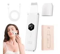 CARER SPARK Ultrasonic Facial Scrubber Skin Scrubber Ultrasonic Skin Spatula with 4 Modes for Deep Cleansing Blackhead Removal Nutrient Infusion Gentle Exfoliation USB Rechargeable