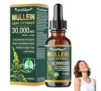 CareRege Organic Lung Cleansing Mullien Leaf Extract Drops, Organic Mullein Leaf Extract, CareRege Mullein Drops for Lungs, Cleanse and Respiratory, Natural Plant Extract, for Men & Women (1 Bottle)