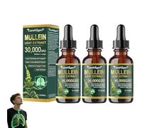 Careregen Mullein Leaf Extract, Mullein Lung Cleanse Spray, Mullein Extract for Lungs, Difficulty Coughing up Phlegm,Shortness of Breath,Excessivemucus, Bronchitis, And Lunginfections (3)