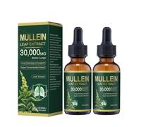 Careregen Organic Lung Cleansing Mullein Leaf Extract Drops, Careregen Mullein Drops for Lungs, for Men & Women (2pcs)
