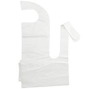 Carerise Unisex Disposable Apron, Perforated on a Roll, Size 686 x 1170 mm, 16 Microns (Pack of 100 Aprons)