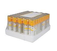CARESHINE CARESHINE Glass Blood Collection Tubes,Vacuum Blood Collection Tubes Gel & Clot Activator Tubes 12 x 75mm, 3mL, 100pcs(Yellow)