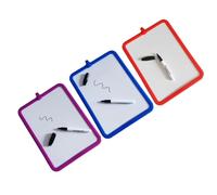 CARESTARZ 3X Magnetic whiteboard A4 for Fridge and 3X Pencil, Small whiteboard, White Board Mini Office Memo, Magnetic Board, Dry Wipe Board, Portable Mini Whiteboard