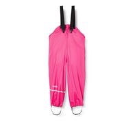 CareTec Girls Overall - Pu W/O Fleece Rain Trousers, Real Pink (546), 116 UK