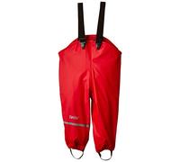 CareTec Girls Overall - Pu W/O Fleece Rain Trousers, Red (402), 116 UK