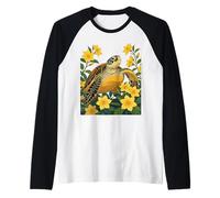 Caretta Ocean Turtle and Gelsemium Raglan Baseball Tee