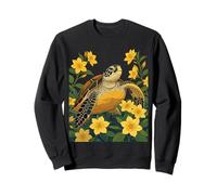 Caretta Ocean Turtle And Gelsemium Sweatshirt