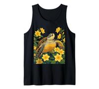 Caretta Ocean Turtle and Gelsemium Tank Top