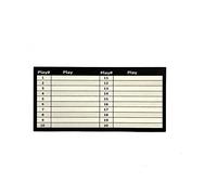 CAREWORX Playbook Wristband Inserts Wrist Coach Play Cards Sheets (Youth Size)