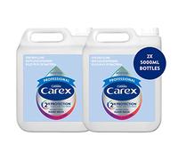 Carex 2 Hour Protection Antibacterial Professional Moisture Hand Wash Refills, Liquid Hand Soap Eco Refill for Homes & Businesses, With Vitamin E, Bulk Buy, Pack of 2 x 5 litres