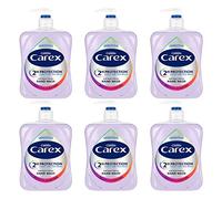Carex 2 Hour Protection Antibacterial Sensitive Hand Wash, Soap for Senstive Skin, Gentle and Protects Hands, Bulk Buy, Pack of 6 x 500 ml