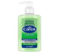 Carex Aloe Vera Anti Bacterial Hand Sanitiser Gel, 300 ml, Quick Drying, Kills 99.9% Bacteria with Anti Viral Action, Personal & Commercial Use, Prevent the Spread of Germs