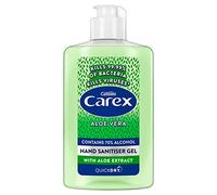 Carex Aloe Vera Anti Bacterial Hand Sanitiser Gel Family Size with Anti Viral action, Green, 300ml, Pack of 6