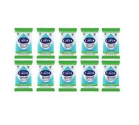 Carex Antibacterial Original Biodegradeable Wipes, Cleans, Cares and Protects, Bulk Buy, Pack of 10 x 15 Wipes