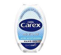 CAREX Moisture Anti Bacterial Hand Sanitiser Gel Pack of 12, with Anti Viral Action Hand Gel with 70 Percent Alcohol that Cleans, Cares and Protects, 50 ml , Packaging may vary