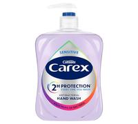 Carex Sensitive Antibacterial Hand Wash - Kills 99.9% of Bacteria & Viruses, Dermatologically Tested Liquid Soap that Cleans, Cares & Protects Hands, 500ml