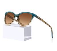 CARFIA Acetate Ladies Sunglasses Women's Polarised Glasses Small to Medium Face Trendy Shades UV Protection Hypoallergenic Handmade for Driving Golf Party CA5287