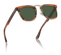 CARFIA Acetate Men's Women's Polarised Sunglasses UV400 Protection Classic Retro Luxury Street Style Square Frame Eyewear Driving Golf Fishing Glasses CA5107