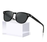 CARFIA Classic Polarized Sunglasses for Men Acetate Square Frame CA2132 | HD 100% UV Protection TAC Lenses, Rectangular Shades for Driving Travel Golf, Handmade Non-fading Eyewear