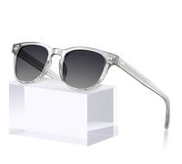 CARFIA Classic Polarized Sunglasses for Men Acetate Square Frame CA2132 | HD 100% UV Protection TAC Lenses, Rectangular Shades for Driving Travel Golf, Handmade Non-fading Eyewear