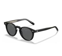 CARFIA Men's Sunglasses UV Polarised Round Vintage Acetate Design CA5506 | UV400 Protection Cat 3 Eyewear for Driving Golf Travel