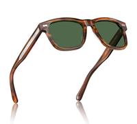 CARFIA Retro Polarised Mens Sunglasses UV400 Protection for Outdoors Square Frame in Acetate CA2301