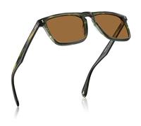 CARFIA Retro Polarised Sunglasses Mens Acetate Frame Outdoor | polarised UV400, acetate frame, ductile adjustable, transparent, driving beach,fashion,clear,fishing,street style