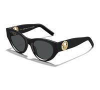 CARFIA Stylish Women's Cat-Eye Polarised Sunglasses Elegant Style for Ladies with Distinctive Antelope Logo in Italian Acetate Frame
