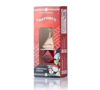 Carfume Limited Edition Christmas Cookie Car Air Freshener | Premium Vanilla, Sugar & Nutmeg Fragrance | Luxury Unisex Recyclable Scented Diffuser - Odour Eliminator - UK Made Car Accessories