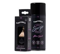 Carfume Original Twin Pack Alien Spirit Car Air Freshener | Premium Floral, Jasmine & White Amber Fragrance | Diffuser & Surge Can Set | Luxury Car Accessory Gift For Women