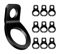 Cargo Anchor, Black Coated Stainless Steel Hardware, Motorcycle Stand, Truck Bed Binding, Ratchet Strap Hooks, Safe Battlepoints for Trailer Roof Skirt from Road Vehicle Transport